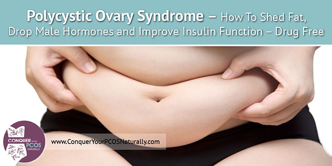 Polycystic Ovary Syndrome - How To Shed Fat, Drop Male Hormones and Improve Insulin Function - Drug Free